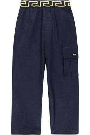 VERSACE Gerade Hose Greca aus Baumwolle