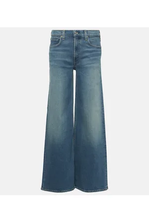 Citizens of Humanity Mid-Rise Wide-Leg Jeans Loli