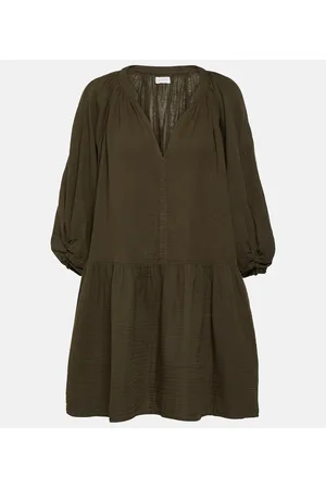 Velvet Minikleid Nica aus Baumwoll-Gaze