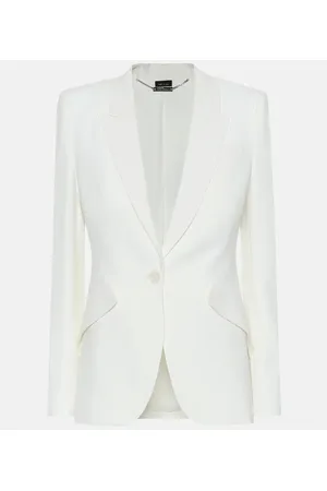 Alexander McQueen Blazer aus Crêpe