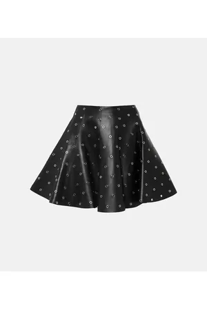 Alaïa Alaïa Verzierter Minirock aus Leder