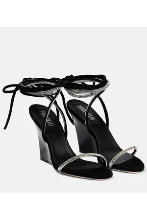 PARIS TEXAS Verzierte Wedge-Sandalen Willow