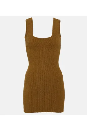 WARDROBE.NYC Minikleid aus einem Baumwollgemisch