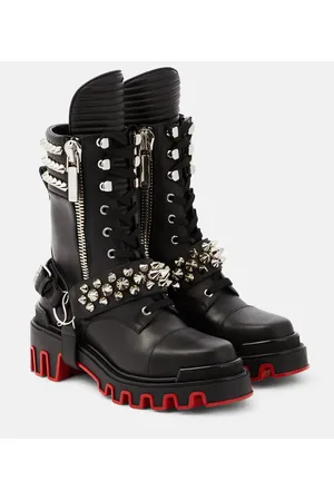 Christian Louboutin Verzierte Schnürstiefel Janetta