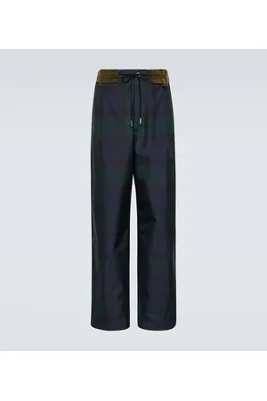 SACAI Gerade Hose aus Taft