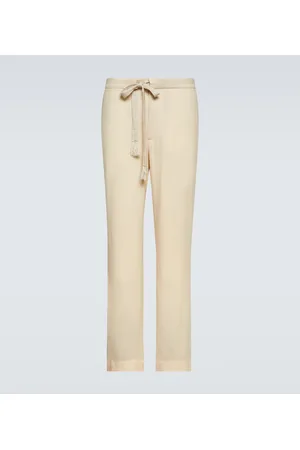 Auralee Gerade Hose aus Wolle