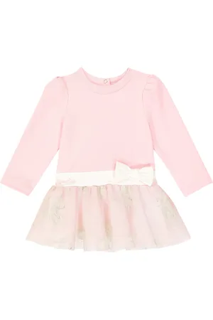 MONNALISA Baby Kleid aus einem Baumwollgemisch