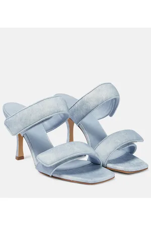 Gia Borghini Sandalen Perni 03 Uni aus Denim
