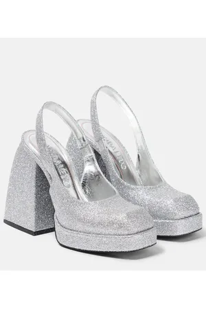 NODALETO Plateau-Pumps Bulla Jill mit Glitter