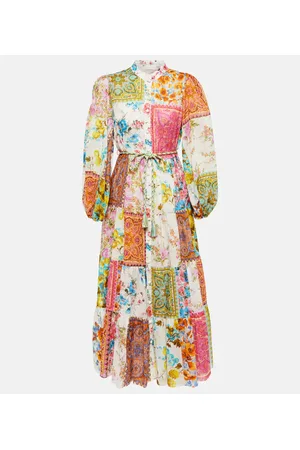 ZIMMERMANN Midikleid Halcyon aus Baumwolle