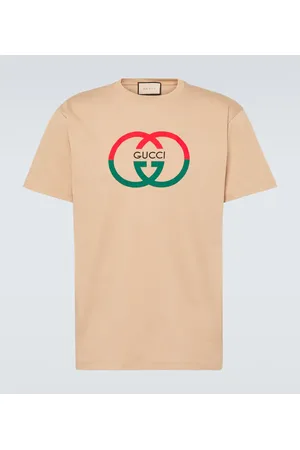 Gucci T-Shirt Interlocking G aus Baumwoll-Jersey