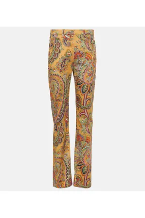 Etro Gerade Hose aus Baumwoll-Twill