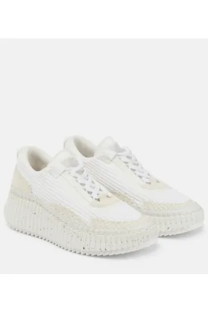Chloé Chloé Plateau-Sneakers Nama mit Veloursleder