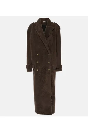 The Mannei Oversize-Mantel Rutul aus Faux Fur