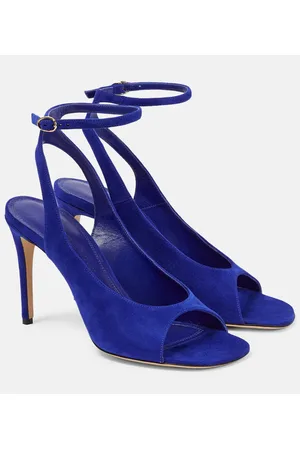Victoria Beckham Slingback-Sandalen aus Veloursleder