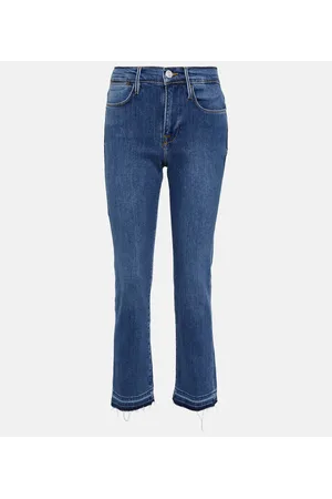 Frame High-Rise Straight Jeans Le High