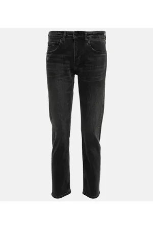 AG Jeans Mid-Rise Jeans Girlfriend