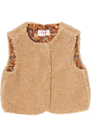 Il gufo Weste aus Faux Fur