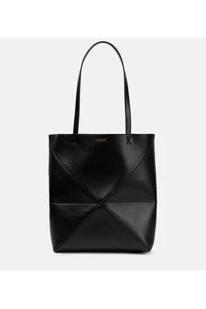 Loewe Tote Puzzle Fold Medium aus Leder
