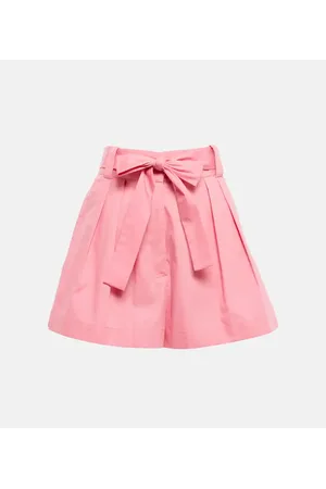 Oscar de la Renta High-Rise Shorts aus Baumwolle