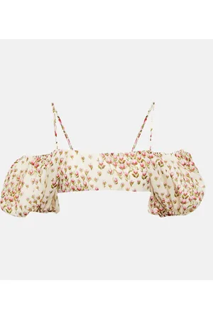 Giambattista Valli Bedrucktes Cropped-Top