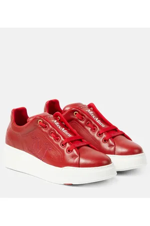 Max Mara Sneakers Maxi aus Leder