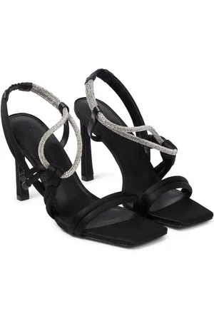 Simkhai Verzierte Sandalen Cassie aus Satin