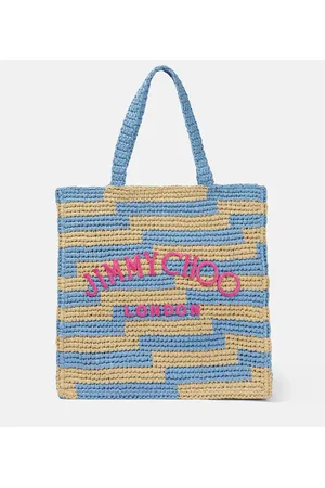 Jimmy Choo Tote Avenue Large aus Raffiabast