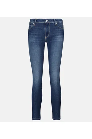 AG Jeans Mid-Rise Skinny Jeans Legging Ankle