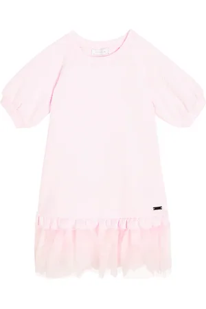 MONNALISA Kleid aus Jersey mit Tüll