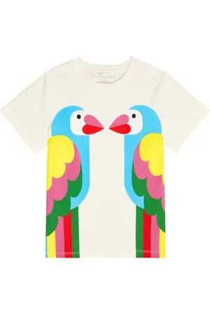 Stella McCartney Bedrucktes T-Shirt aus Baumwoll-Jersey