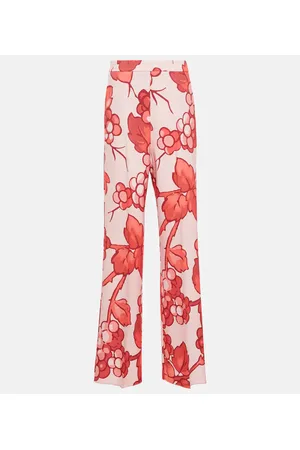 Etro Bedruckte High-Rise-Hose