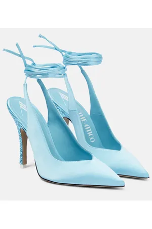 The Attico Verzierte Slingback-Pumps Venus aus Satin