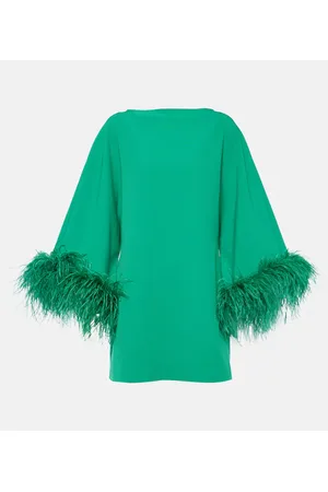 Safiyaa Minikleid Arama mit Federn