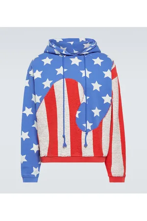 ERL Hoodie Stars and Stripes aus Baumwolle