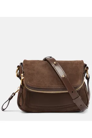 Tom Ford Schultertasche Jennifer Small aus Veloursleder