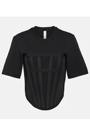 DION LEE T-Shirt aus Baumwoll-Jersey