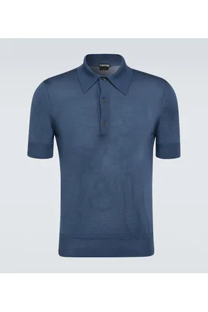 Tom Ford Polohemd aus Kaschmir und Seide