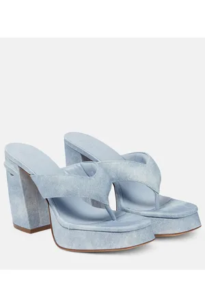 Gia Borghini Sandalen Gia 17 Uni aus Denim