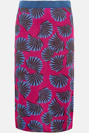 Diane von Furstenberg Midirock Hazel aus Jacquard-Strick