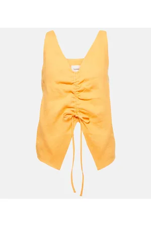 Nanushka Top aus Leinen