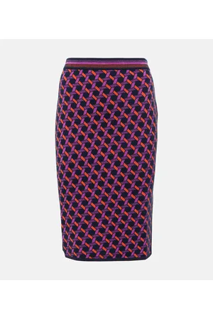 Diane von Furstenberg Midirock Hazel aus Jacquard