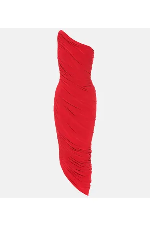 Norma Kamali Midikleid Diana aus Jersey