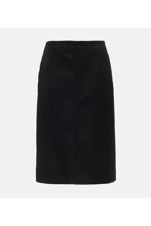 Jil Sander Midirock aus Schurwolle