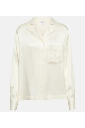 Loewe Pyjama-Hemd Anagram aus Seide