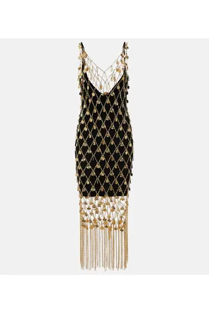 Paco rabanne Verziertes Midikleid