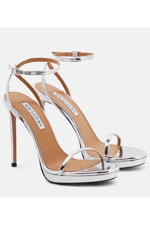 Aquazzura Sandalen Olie 115 aus Lederimitat