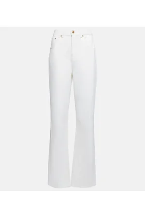 Tory Burch Mid-Rise Straight Jeans