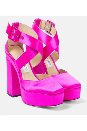 Jimmy Choo Plateau-Pumps Gaia aus Satin