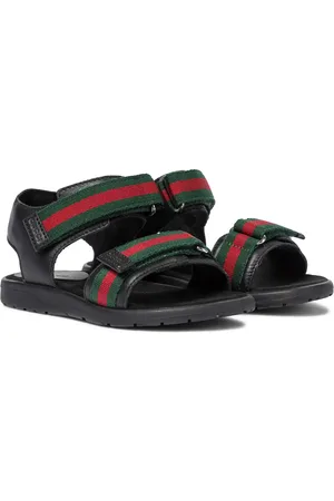 Gucci Sandalen mit Leder